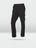 Black outdoor men's functional pants against a gray background