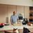 Andre Agassi cooking in his kitchen with a SILVERCREST appliance.