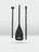 Schwarzes, dreiteiliges Crivit SUP-Paddel.