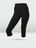 Black ladys cropped sport leggings
