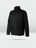 Schwarze Crivit Fleecejacke für Herren mit Stehkragen.