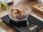 Digital SILVERCREST kitchen scale measuring nuts.